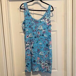 Lilly Pulitzer Florida travel dress size large only worn